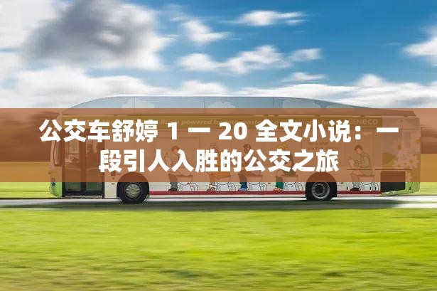 公交车舒婷 1 一 20 全文小说：一段引人入胜的公交之旅