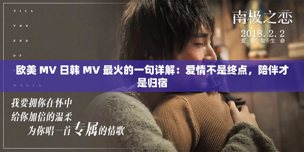 欧美 MV 日韩 MV 最火的一句详解：爱情不是终点，陪伴才是归宿