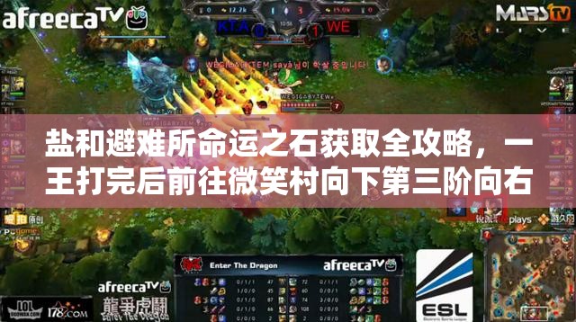 盐和避难所命运之石获取全攻略，一王打完后前往微笑村向下第三阶向右开门